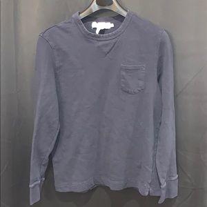 Navy Long Sleeve T Shirt